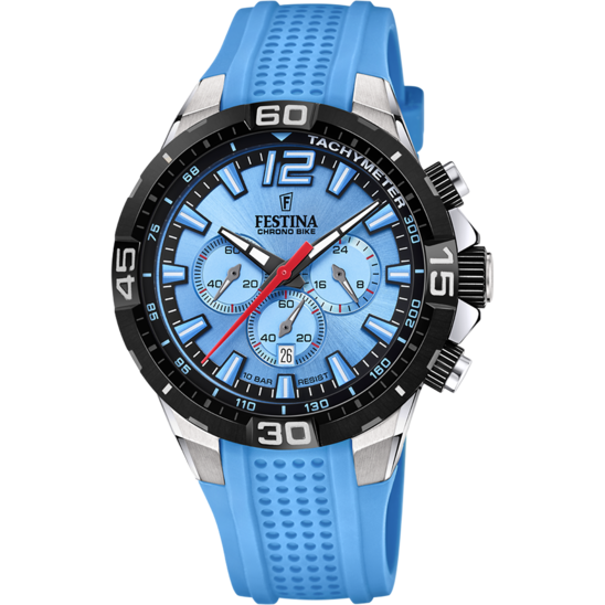 Involucrado pintar Representar RELOJ FESTINA CHRONO BIKE F20523/8 AZUL, CORREA DE CAUCHO, HOMBRE - Joyería  Moré