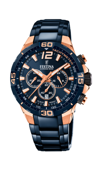 RELOJ FESTINA SPECIAL EDITION F20524/1 AZUL, CORREA DE ACERO, HOMBRE -  Joyería Moré