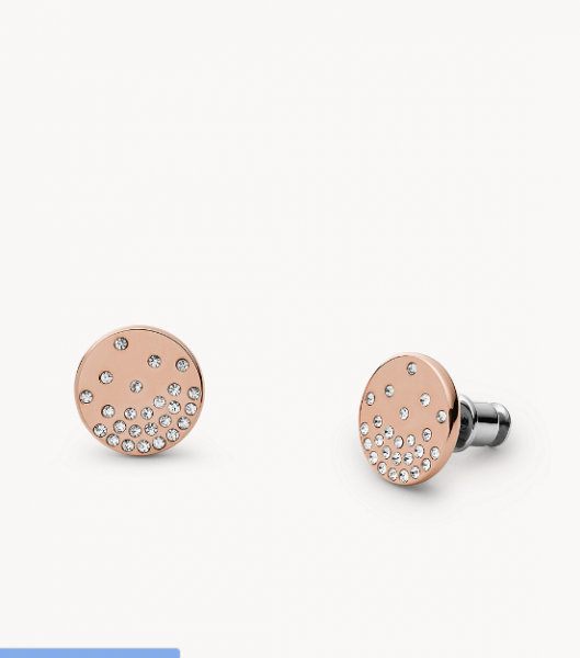 Pendientes Skagen redondos con cristales 