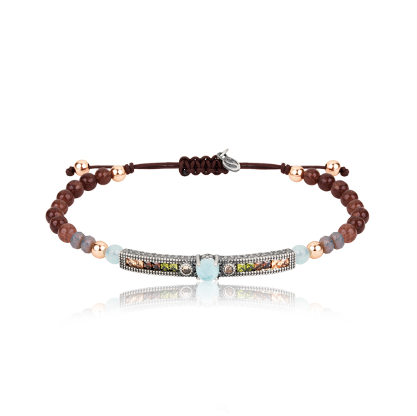 Pulsera Sunfield Bolvir Aguamarina 