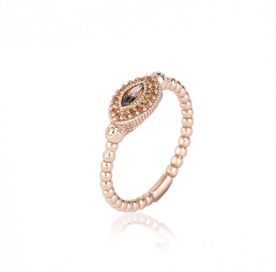 Anillo Sunfield Dot Circonitas champagne